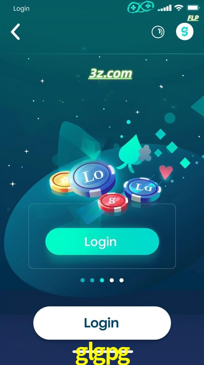 Login no aplicativo de cassino online glgpg Brasil com bônus de boas-vindas